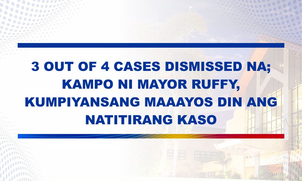 Pahayag ni Atty. Mitchell-David Espiritu, tagapagsalita ni Mayor Ruffy Biazon, ukol sa promulgation ng kaso sa Sandiganbayan